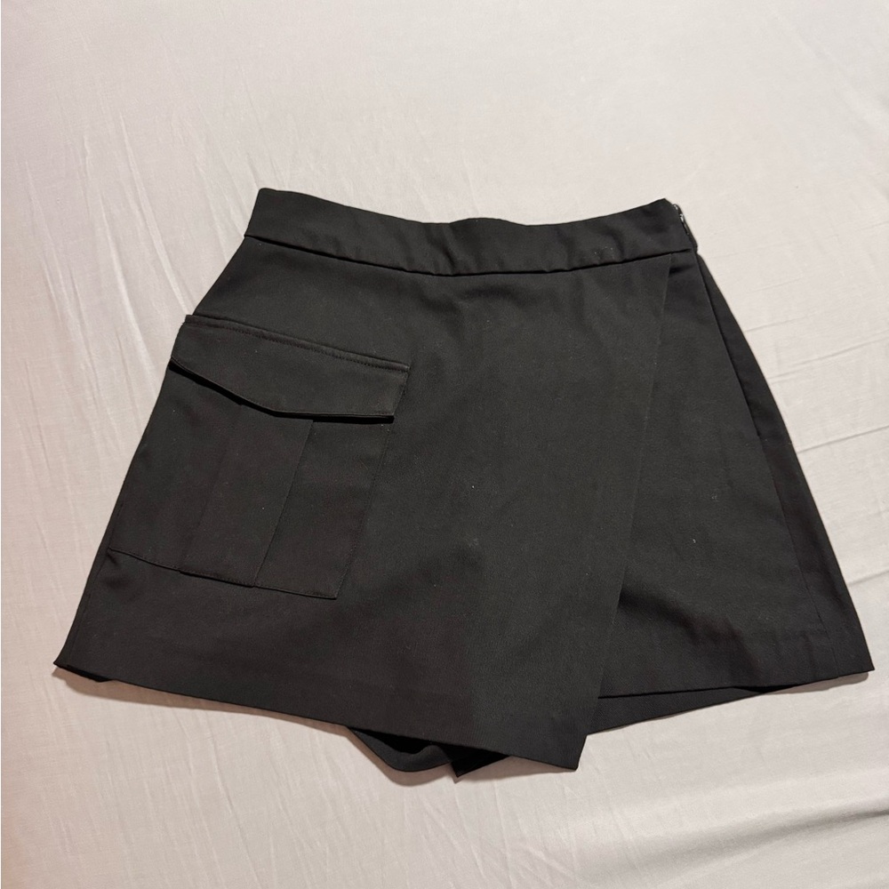 Zara Black Women's Skort with Side Pocket